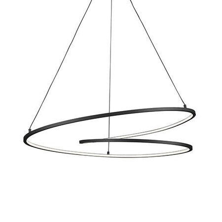 Kuzco Lighting Twist Black Pendants PD11132-BK